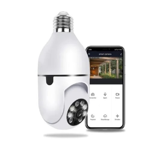 Camara Mini Bombilla Inteligente